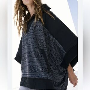 New Free People Movement Oversized Heritage Poncho